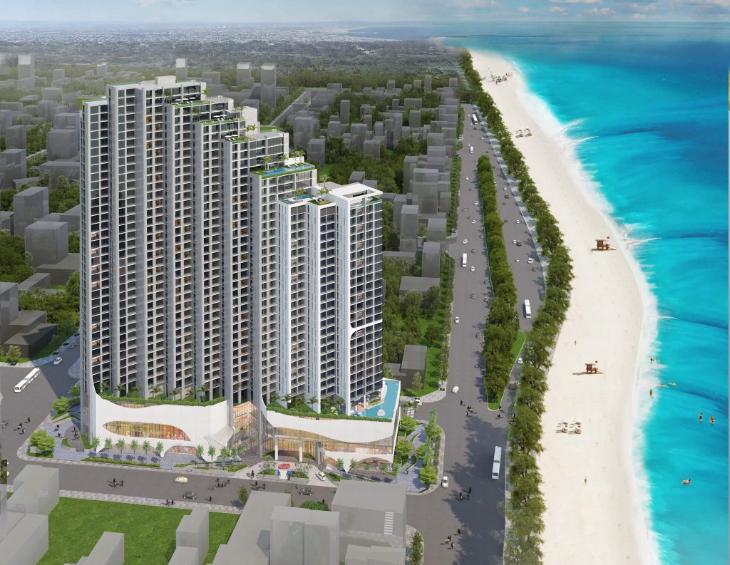 Thiết kế chồng Domino, 100% căn hộ có view biển trực diện tại dự án Scenia Bay Nha Trang