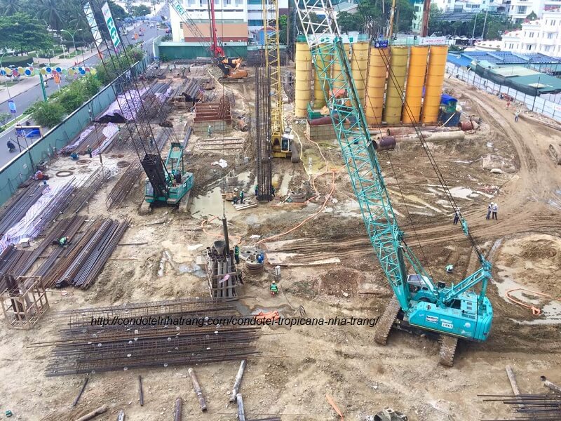 Tiến độ xây dựng Beau Rivage Nha Trang cập nhật ngày 31/10/2017